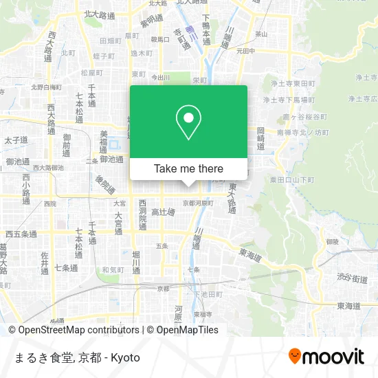 まるき食堂 map