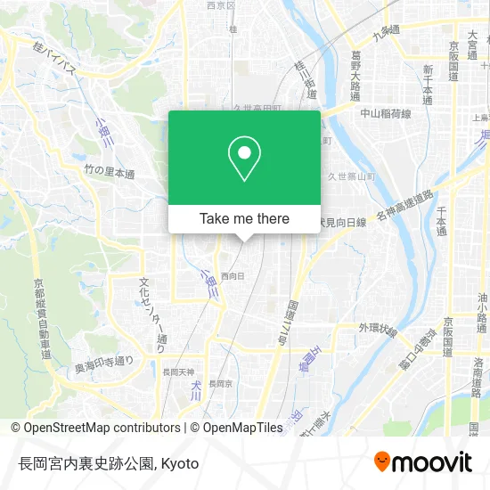 長岡宮内裏史跡公園 map