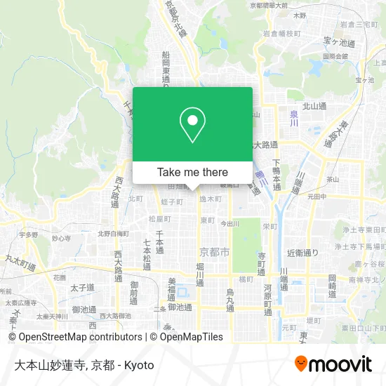 大本山妙蓮寺 map
