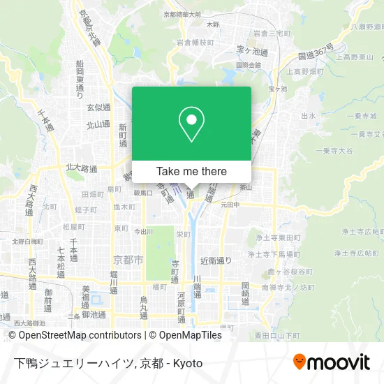下鴨ジュエリーハイツ map