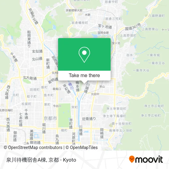 泉川待機宿舎A棟 map