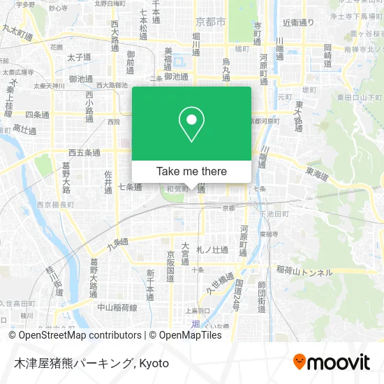Kizuya Inokuma Parking map
