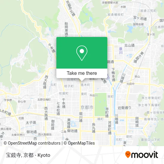 宝鏡寺 map