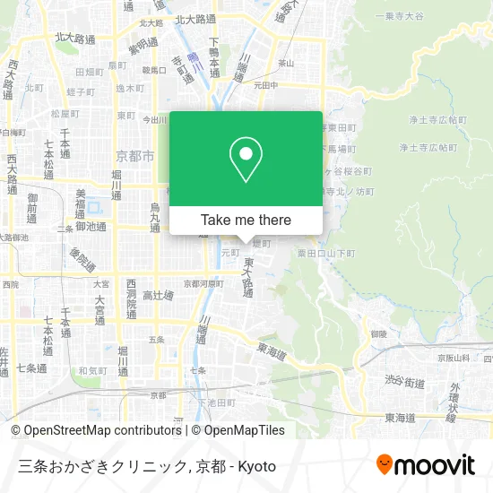 三条おかざきクリニック map