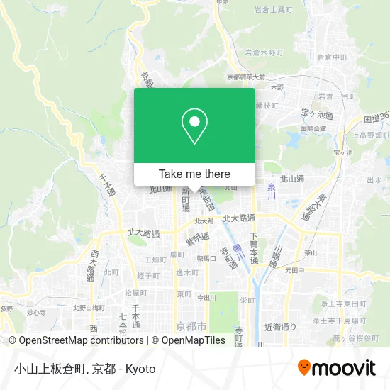 小山上板倉町 map