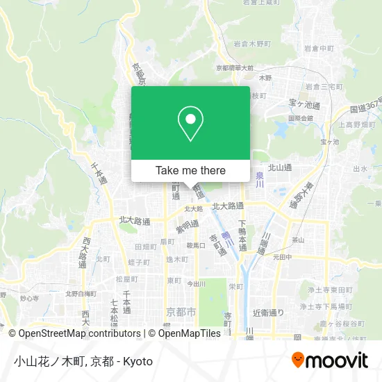小山花ノ木町 map