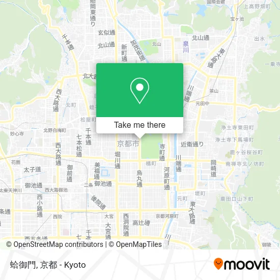 蛤御門 map