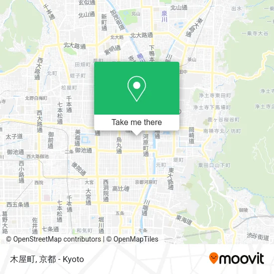 木屋町 map