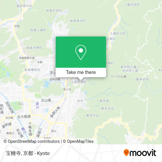 宝幢寺 map