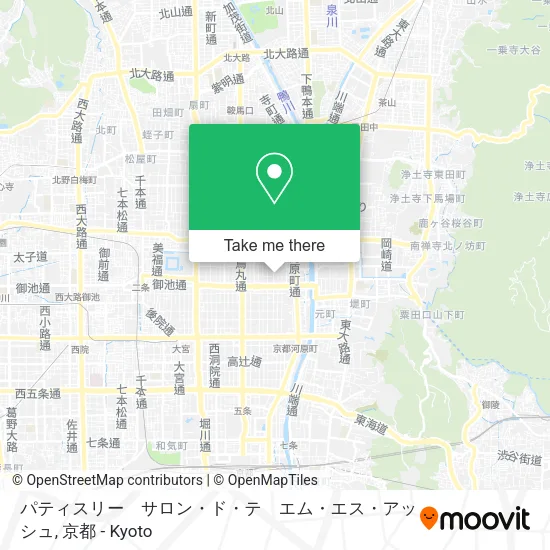パティスリー　サロン・ド・テ　エム・エス・アッシュ map
