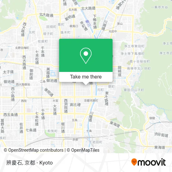 辨慶石 map