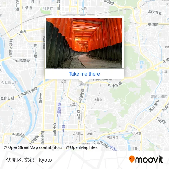 伏見区 map
