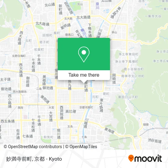 妙満寺前町 map