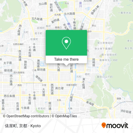 俵屋町 map