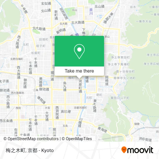 梅之木町 map