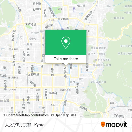 大文字町 map