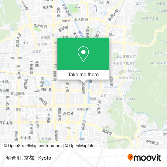 角倉町 map