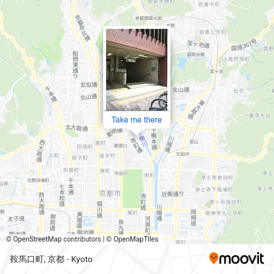 鞍馬口町 map