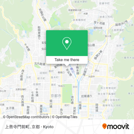 Jozen Temple Gate Town map