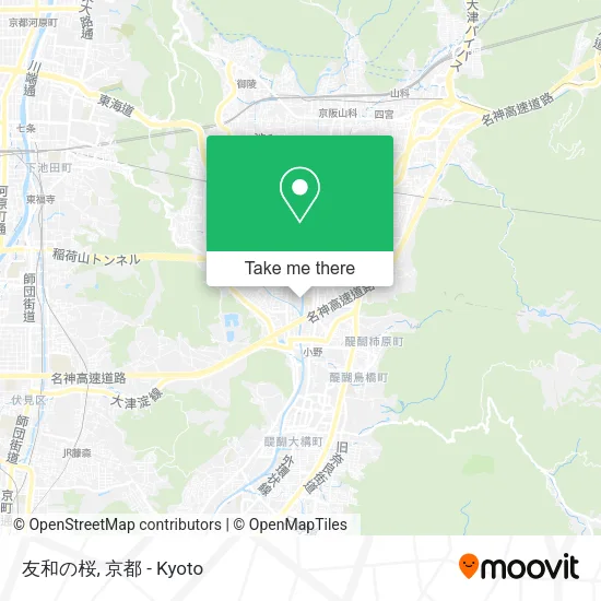 友和の桜 map