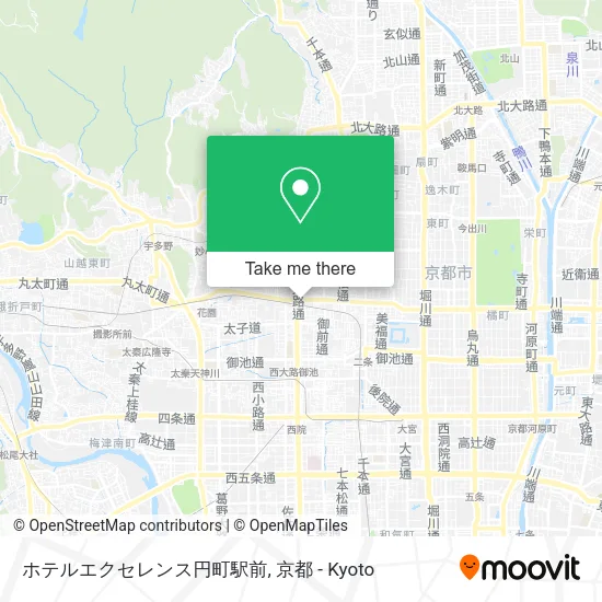 ホテルエクセレンス円町駅前 map