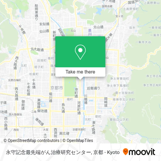 永守記念最先端がん治療研究センター map