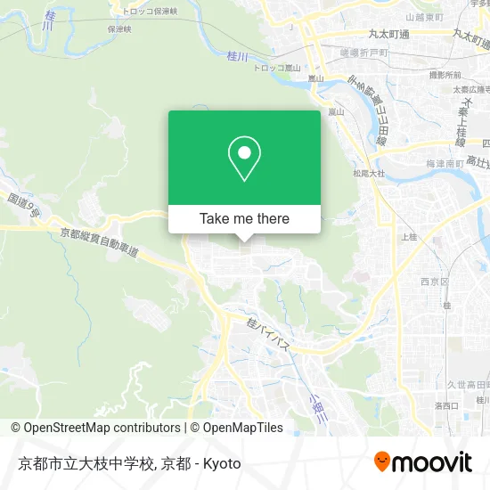 京都市立大枝中学校 map
