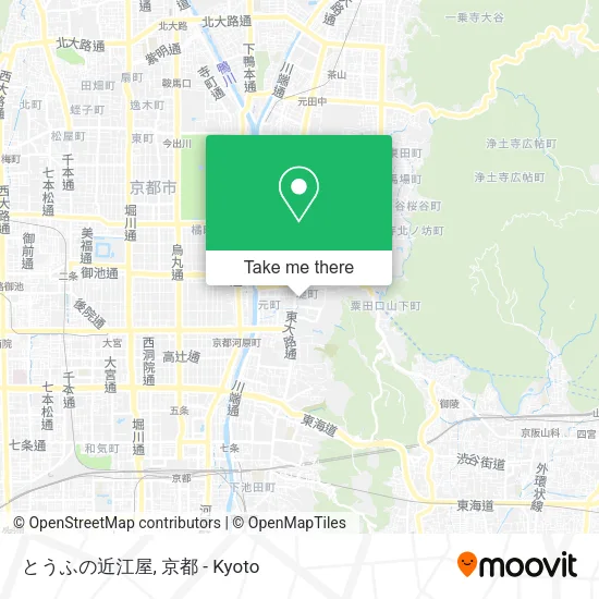 とうふの近江屋 map