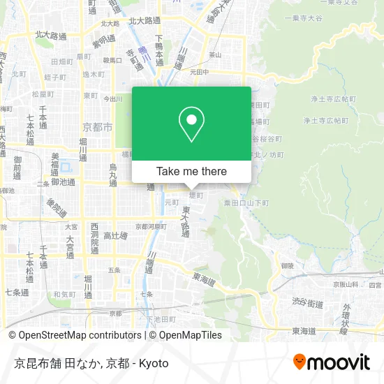 京昆布舗 田なか map