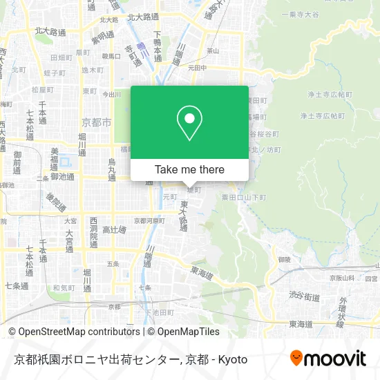 京都祇園ボロニヤ出荷センター map