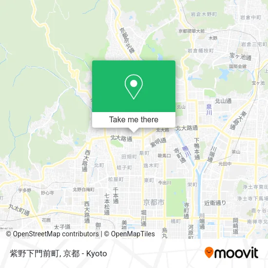 紫野下門前町 map