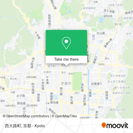 西大路町 map