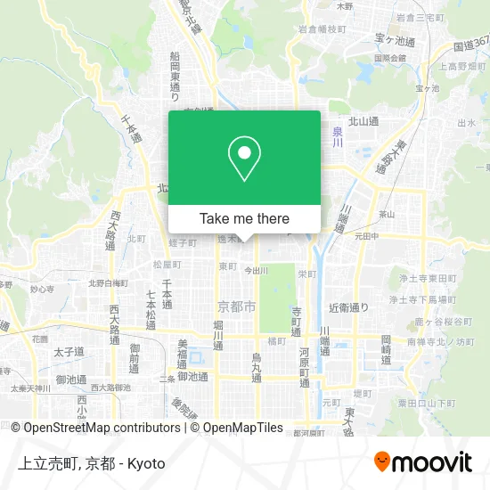 上立売町 map