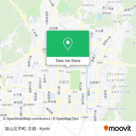 築山北半町 map
