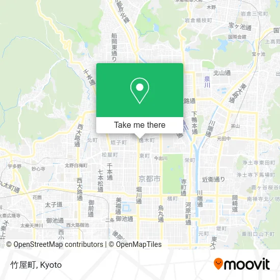 竹屋町 map