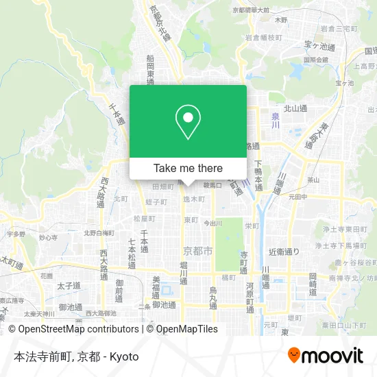 本法寺前町 map