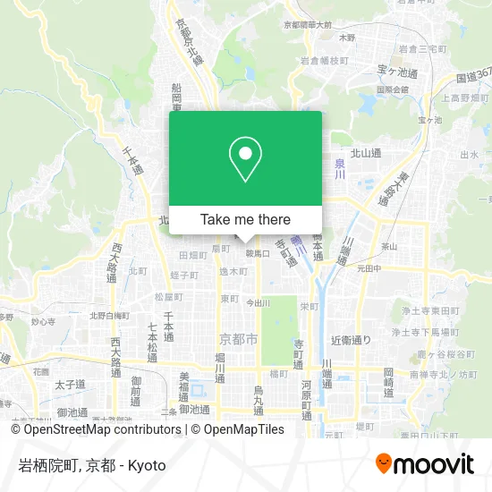 Gansei-in Street map