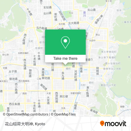 Hanayama Inari Grand Shrine map