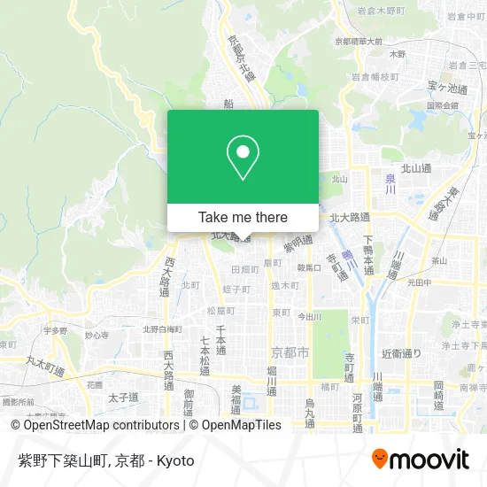 紫野下築山町 map
