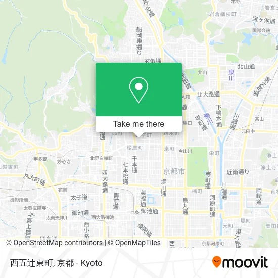 西五辻東町 map