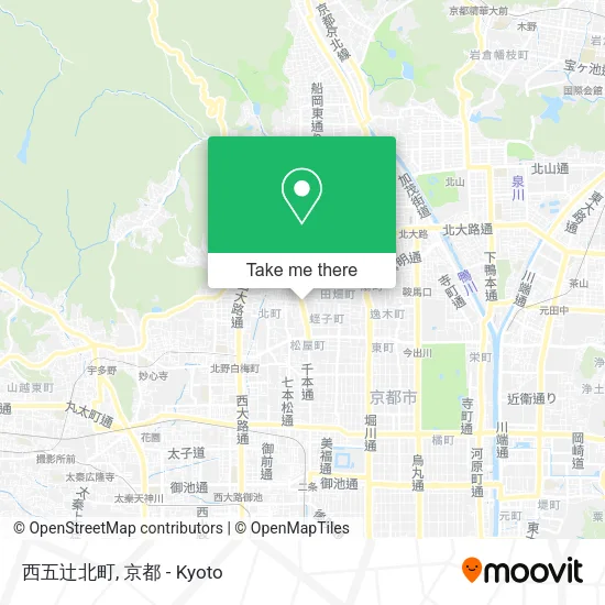 西五辻北町 map