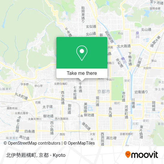 北伊勢殿構町 map