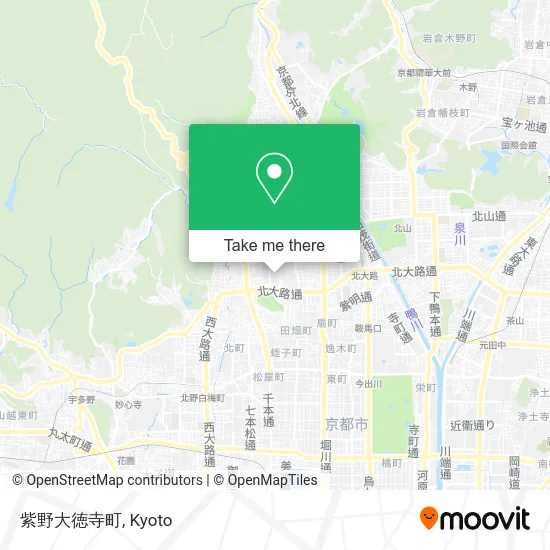 Shishino Daitokuji-cho map