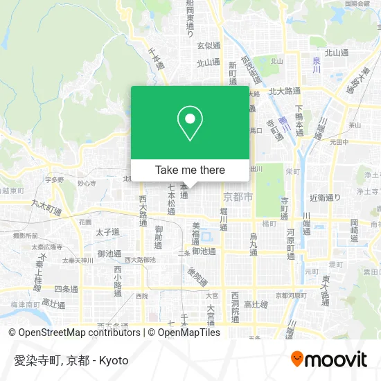 Aizen Temple Town map