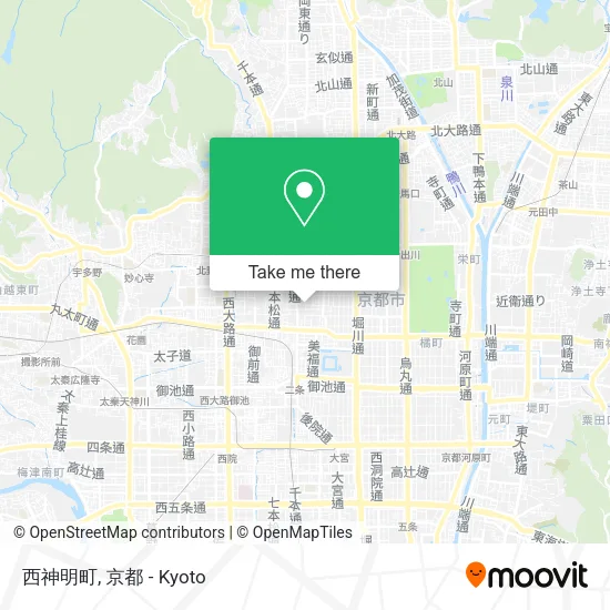 Nishi Shinmei Town map