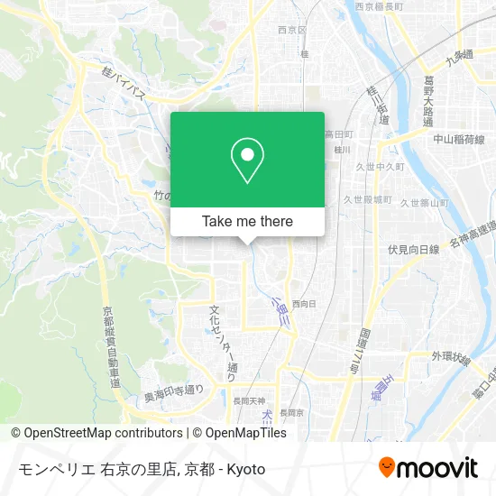 モンペリエ 右京の里店 map