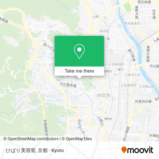 ひばり美容室 map