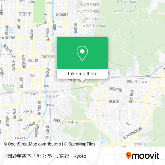 Kaikaji Tea Room Cuckoo Pavilion map