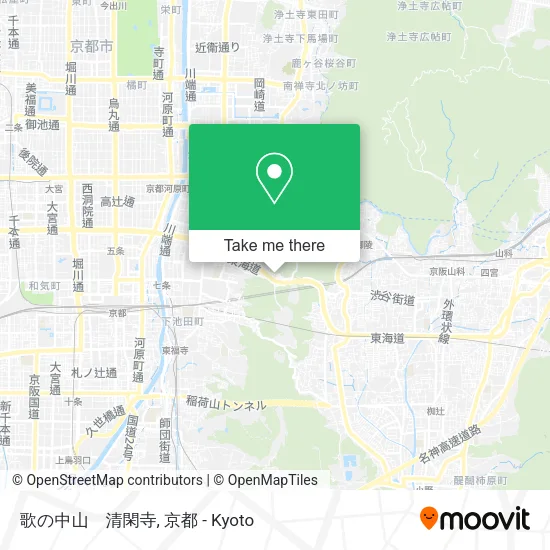 Song of Nakayama Seikan-ji map