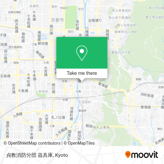 貞教消防分団 器具庫 map